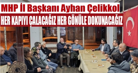 MHP BOLU İL BAŞKANLIĞINDAN “GÖNÜL SEFERBERLİĞİ”