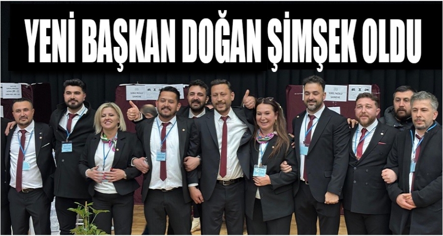 BERBERLER VE KUAFÖRLER ODASI'NDA YENİ BAŞKAN ŞİMŞEK OLDU