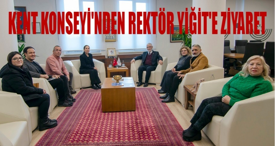 Bolu Kent Konseyi'nden Rektörümüze ziyaret
