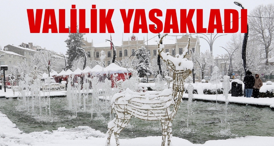 VALİLİK YASAKLADI