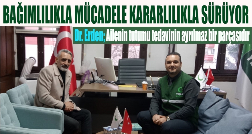 YEŞİLAY BOLU ŞUBE BAŞKANI DR.ERDEN BAĞIMLILIKLA MÜCADELEYİ ANLATTI