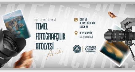 Bolu Belediyesi'nden ücretsiz fotoğrafçılık atölyesi