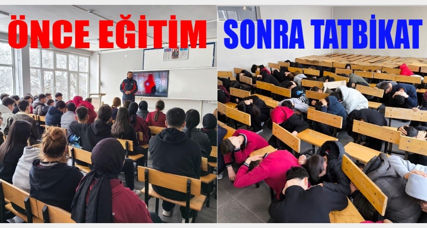 AFET EĞİTİMLERİ DEVAM EDİYOR