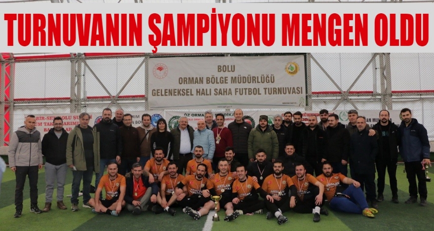 Bolu Orman Bölge Müdürlüğü Futbol Turnuvası sona erdi
