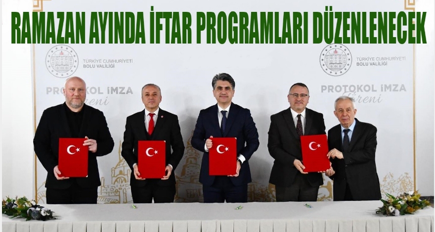 İFTAR PROGRAMI İŞ BİRLİĞİ PROTOKOLÜ İMZALANDI