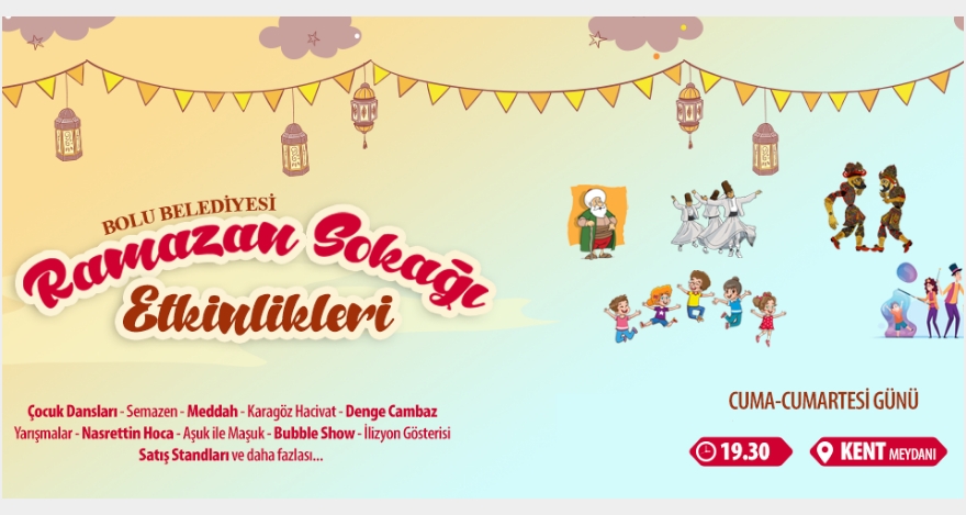 Ramazan Sokağı Etkinlikleri Başlıyor