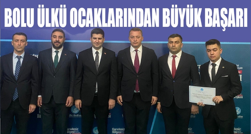 ÜLKÜ OCAKLARI BOLU'DAN KARADENİZ BÖLGESİ BİLGİ YARIŞMASINDA BÜYÜK BAŞARI