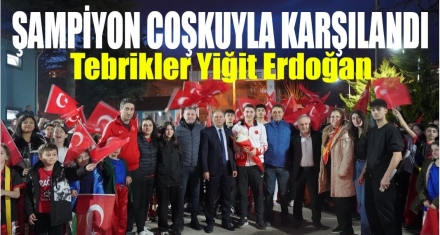 ŞAMPİYON BÖYLE KARŞILANDI