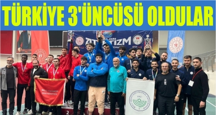 TÜRKİYE 3'ÜNCÜSÜ OLDULAR 