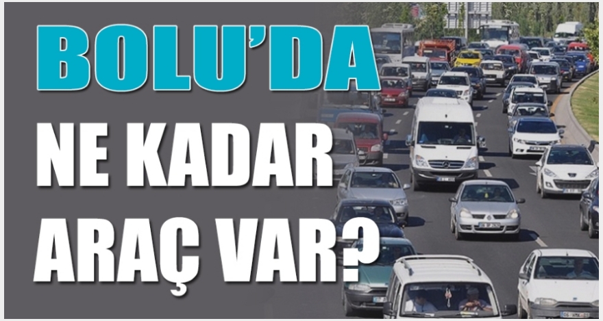 BOLU'DA KAÇ ARAÇ VAR!