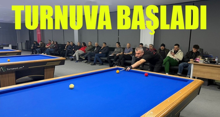 Çanakkale Şehitlerini Anma Bilardo Turnuvası Başladı