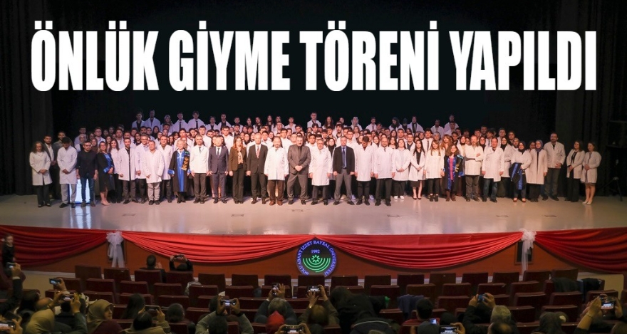 Önlük Giyme Töreni yapıldı