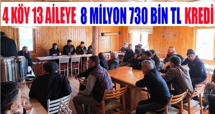 Kıbrıscık'a hibe destekli 8 milyon 730 bin lira kredi
