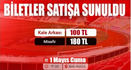 BİLETLER SATIŞA!