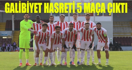 GALİBİYET HASRETİ 5 MAÇA ÇIKTI 