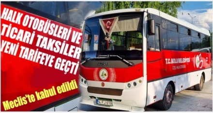 TOPLU TAŞIMA VE TAKSİ ÜCRETLERİNE ZAM GELDİ
