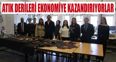 Atık Deriler Ekonomiye Kazandırılıyor