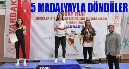 DIYARBAKIR'DAN 5 MADALYA İLE DÖNDÜLER 