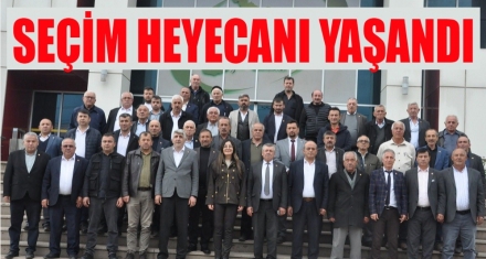 KÖYLERE HİZMET GÖTÜRME BİRLİĞİNDE SEÇİM HEYECANI