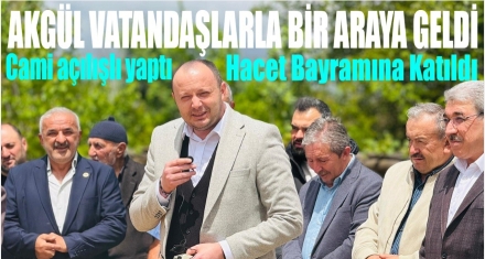 MİLLETVEKİLİ AKGÜL VATANDAŞLARLA BİR ARAYA GELDİ