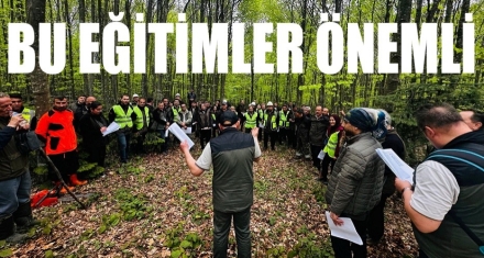 Silvikültürel uygulamalar eğitimi düzenlendi
