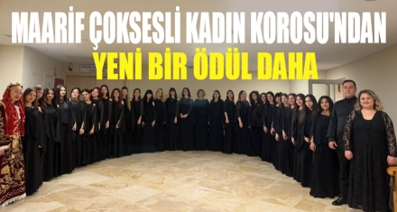 Bir ödülde Ankara'dan geldi