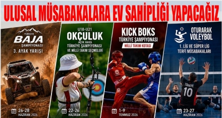 BOLU ULUSAL MÜSABAKALARA EV SAHİPLİĞİ YAPACAK
