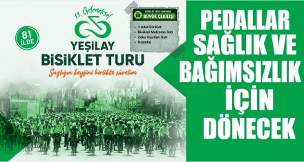 BOLU'DA PEDALLAR SAĞLIK VE BAĞIMSIZLIK İÇİN DÖNECEK