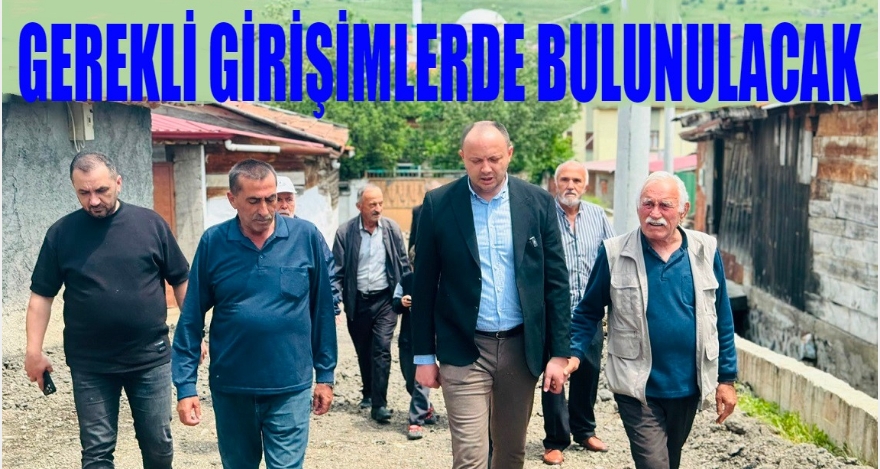 Akgül Taşkın Bölgesinde İncelemelerde Bulundu