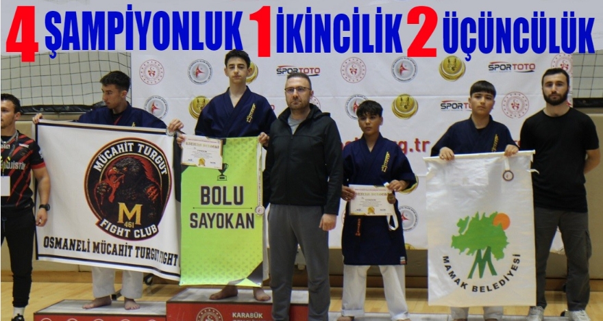 BOLU'NUN ŞAMPİYONLARI GURURLANDIRDI