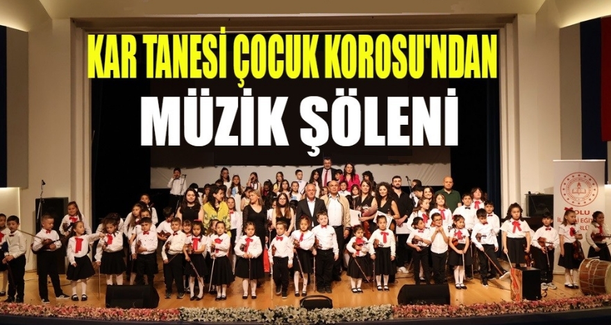 Kar Taneleri Çocuk Korosu'ndan müzik şöleni