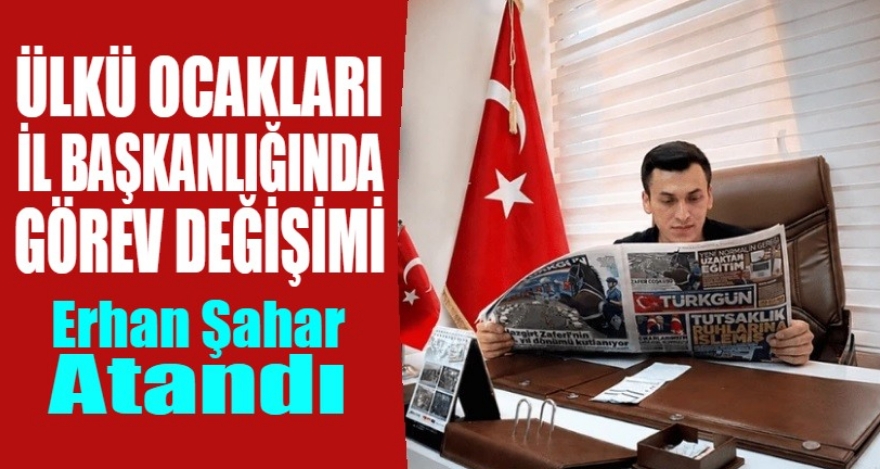 Ülkü Ocakları Bolu İl Başkanlığında Bayrak Değişimi