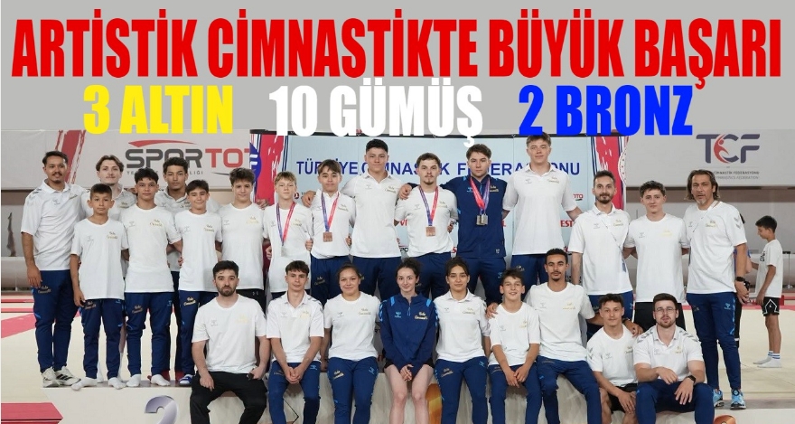 Artistik Cimnastikte Bolu'dan Büyük Başarı!