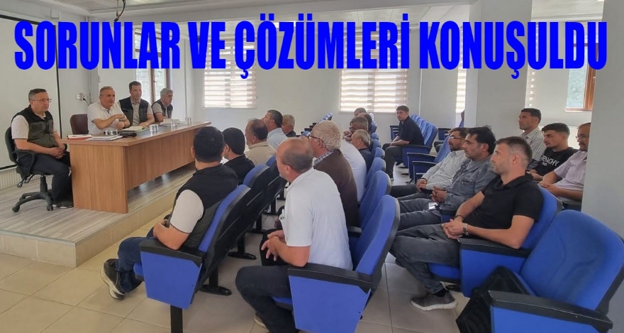 SORUNLARI VE ÇÖZÜMLERİ KONUŞTULAR