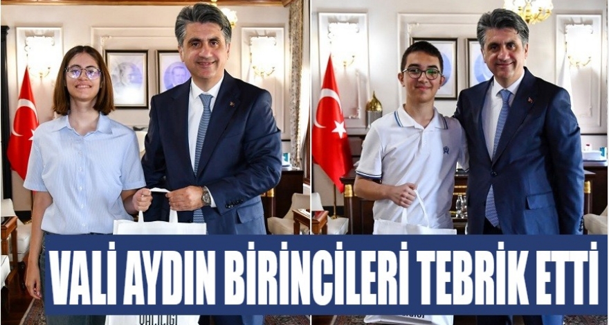 Vali Aydın LGS 2026 Türkiye Birincilerini Kabul Etti