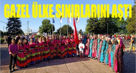 GAZEL ÜLKE SINIRLARINI AŞTI